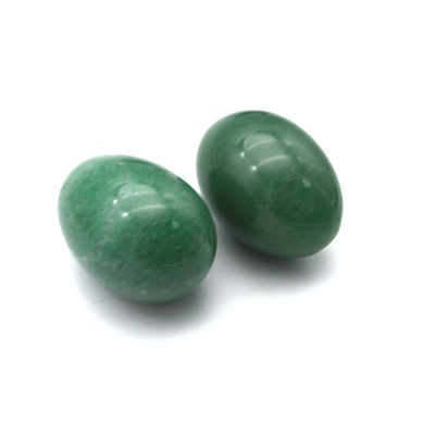 Perfuração de buracos de artesanato Nefrite Jade ovos para Yoni Exercício Yoni Set de 3