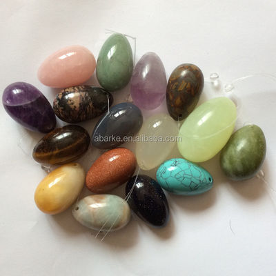 Ovos de Jade Ovos de pedra preciosa Mulheres Yoni Ovos 50*35/45*30/43*30/40*30/40*25/35*25/30*20mm