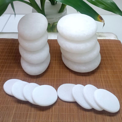 Função Musical 16pcs Jade Branco Pedra de Energia Beleza Massagem aquecedor Spa Óleo Essencial Caixa de Massagem Para Cuidados de Saúde Pessoal