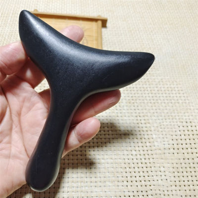 Massagista corporal certificado ISO9001 Natural Bian Stone Gua Sha Scraping Board para massagem nas costas e escova de meridianos