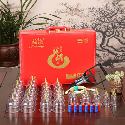 Massageador corporal Dispositivo de vasos de vácuo para medicina tradicional chinesa Meridiano Tratamento e ferramenta de relaxamento de pressão negativa