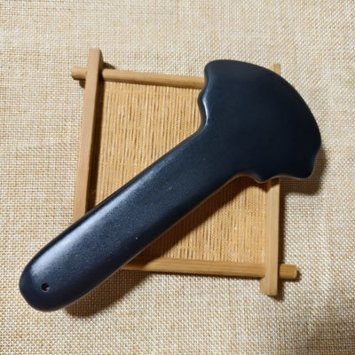 Fonte de alimentação Plug-in Bian Stone Gua Sha Scraping Board para massagem nas costas e drenagem linfática Corpo Meridiano Pincel Incluído