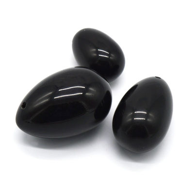 Manualmente esculpida 2024 Obsidiana preta Yoni ovos Kegel ferramenta de exercícios para saúde e bem-estar das mulheres