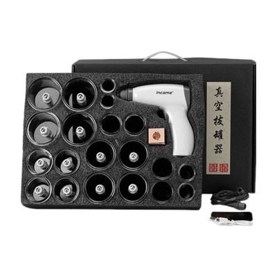 Conjunto de 20 peças Elétrico Guasha Cupping Massagista de Sucção para Massagem Corporal Meridiano Tratamento Relaxar Ferramenta Material ABS
