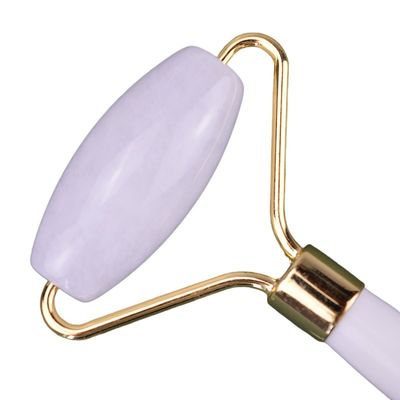 Rolo de Jade Branco Natural Guasha Massagista de Beleza Facial Facial Gua Sha Massagem Ferramentas Anti-Envelhecimento Logotipo personalizado para Massagem Facial