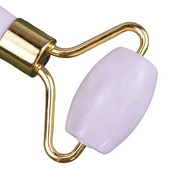 Rolo de Jade Branco Natural Guasha Massagista de Beleza Facial Facial Gua Sha Massagem Ferramentas Anti-Envelhecimento Logotipo personalizado para Massagem Facial