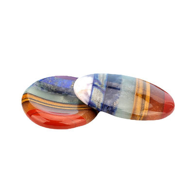 Chakra Balancing Essential Natural Worry Stone Finger Massage Tool com tamanho 45*35*8mm e certificado ISO9001
