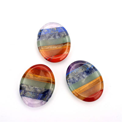 Chakra Balancing Essential Natural Worry Stone Finger Massage Tool com tamanho 45*35*8mm e certificado ISO9001