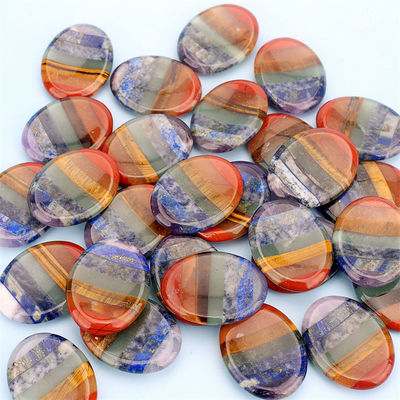 Chakra Balancing Essential Natural Worry Stone Finger Massage Tool com tamanho 45*35*8mm e certificado ISO9001