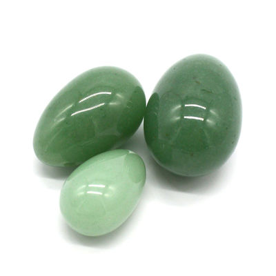 Obtenha um piso pélvico mais forte com o Exercício de Kegel de Ovos Yoni de Jade Verde Esculpido