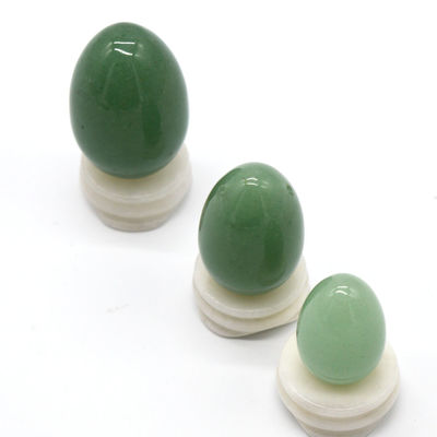 Obtenha um piso pélvico mais forte com o Exercício de Kegel de Ovos Yoni de Jade Verde Esculpido