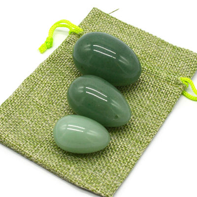 Obtenha um piso pélvico mais forte com o Exercício de Kegel de Ovos Yoni de Jade Verde Esculpido