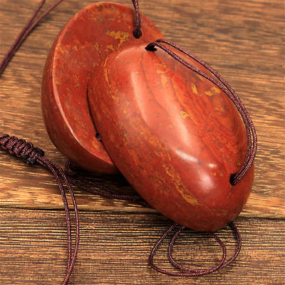 Máscara de Olho Natural de Pedra Bian Vermelha para Massagem de Corpo Inteiro Pedra de Energia Quente e Frio Compressa Ferramenta de Alivio da Fadiga Ocular