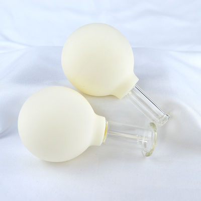 2pcs Face Guasha Remover rugas Cuidados com a pele Spa Salão de beleza Copas de terapia 2024 vidro de silicone Vacuum Sucção Cupping Set