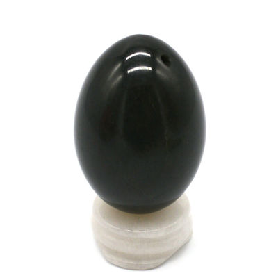 Nefrita em forma de ovo Kegel Jade ovos Pedra preciosa natural Yoni ovos 40 * 30mm