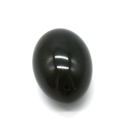 Nefrita em forma de ovo Kegel Jade ovos Pedra preciosa natural Yoni ovos 40 * 30mm