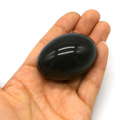 Nefrita em forma de ovo Kegel Jade ovos Pedra preciosa natural Yoni ovos 40 * 30mm