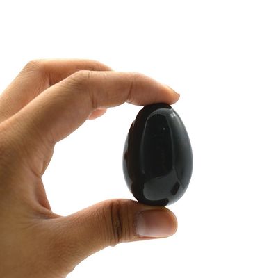 Certificado Nefrite Verde Jade Yoni ovos para mulheres Kegel Feito em 43 * 30mm Tamanho característica regional