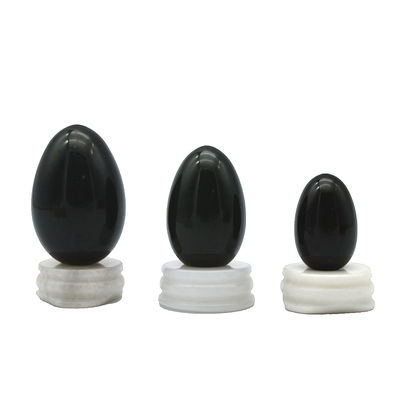 Certificado Nefrite Verde Jade Yoni ovos para mulheres Kegel Feito em 43 * 30mm Tamanho característica regional