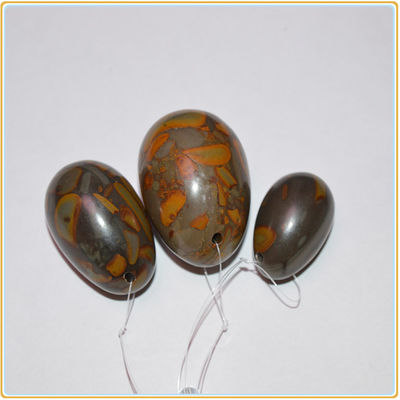 Ovos Yoni de Jade de Pedra Nuwa Tradicional e Natural Lustrada para Cuidados de Saúde OEM ODM e Técnico