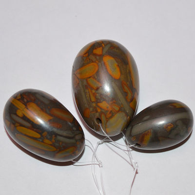 Ovos Yoni de Jade de Pedra Nuwa Tradicional e Natural Lustrada para Cuidados de Saúde OEM ODM e Técnico