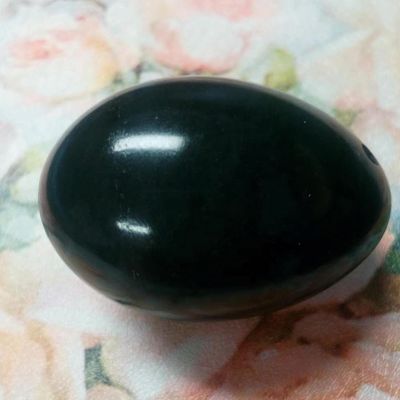 Cristal Material de contas soltas Nefrita verde Jade Yoni ovos para aperto e fortalecimento vaginal