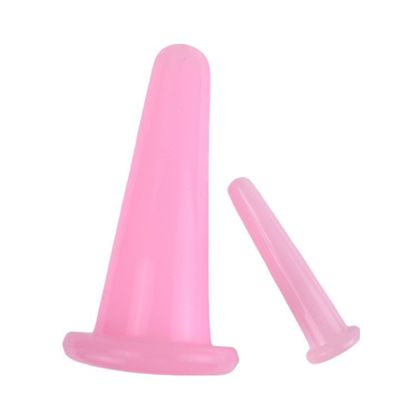 2PCS Sete de xícaras de massagem de silicone para anti-celulite e cuidados de saúde Essential Cupping pessoal
