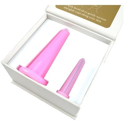 2PCS Sete de xícaras de massagem de silicone para anti-celulite e cuidados de saúde Essential Cupping pessoal