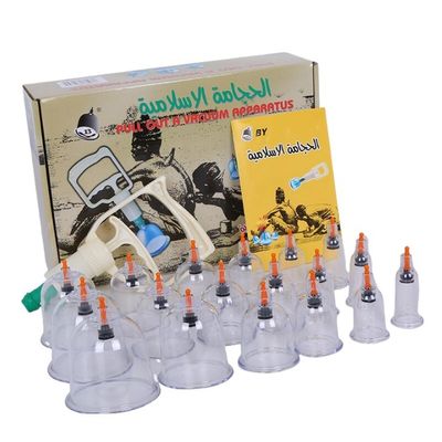 18 peças chinês corpo Cupping Jar Kit para sucção Cupping Massagem terapia médica Massagem Cupping conjuntos
