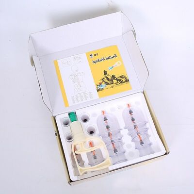 18 peças chinês corpo Cupping Jar Kit para sucção Cupping Massagem terapia médica Massagem Cupping conjuntos