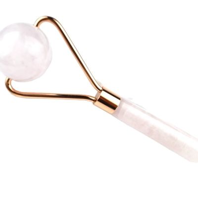 Quartz Rosa Facial Gua Sha Roller e Pedra Natural raspando Placa Seu segredo para uma massagem facial relaxante