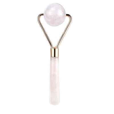 Quartz Rosa Facial Gua Sha Roller e Pedra Natural raspando Placa Seu segredo para uma massagem facial relaxante