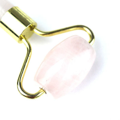 Massagem Muscular Massagista Facial 2024 Rosa Quartz Natural Jade Roller Gua Sha Ferramentas com Logotipo Personalizado