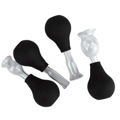 Massagem Ferramentas de Sucção de vidro de silicone Cupping Set para Facial Guasha remoção de rugas Cuidados com a pele Spa Salão de beleza Copas de terapia