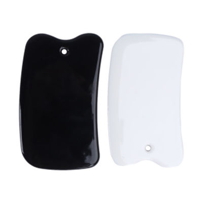 Tabela de raspagem de corpo de vidro preto-cerâmica A solução perfeita para massagem facial
