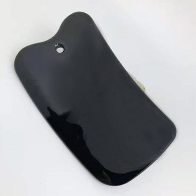 Tabela de raspagem de corpo de vidro preto-cerâmica A solução perfeita para massagem facial