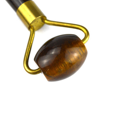 100% Massas Faciais Naturais Guasha Ferramenta de Massagem de Olho Apertado Jade Gua Sha Roller Para o Rosto para Apertar a Área dos Olhos