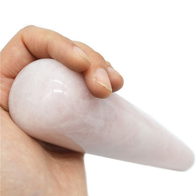 Rose Quartz Dildo Massage Wand Massage Sexual Wand Mulheres Yoni Wand