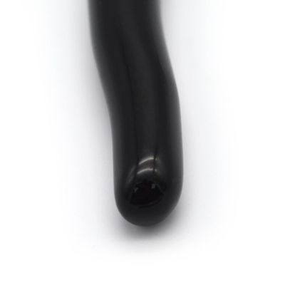 Pedras preciosas da natureza Yoni varinhas curativas Obsidiana preta varinha curva de massagem para cristal de cura feminina