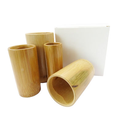 Conjunto de Cupping de Bambu Marrom para Massagem de Liberação Miofascial e Alivio da Tensão