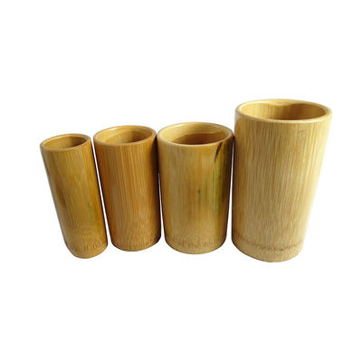 Conjunto de Cupping de Bambu Marrom para Massagem de Liberação Miofascial e Alivio da Tensão