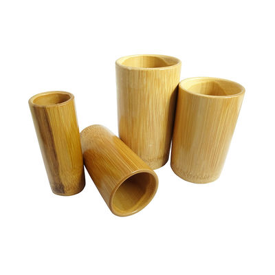 Conjunto de Cupping de Bambu Marrom para Massagem de Liberação Miofascial e Alivio da Tensão