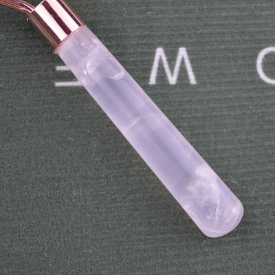 Massagista Facial 2024 Popular Natural Rose Quartz Facial Roller 100% Massagista Natural de Cristal Para Massagem Facial Produtos de Massagem Ocular Ferramentas de Beleza