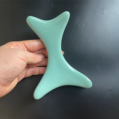 Tabela de raspagem de Gua Sha de corpo cerâmico para drenagem linfática e logotipo personalizado disponível