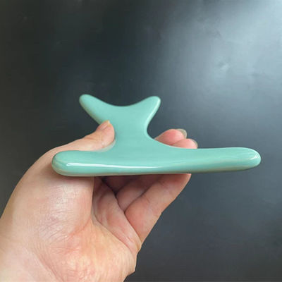 Tabela de raspagem de Gua Sha de corpo cerâmico para drenagem linfática e logotipo personalizado disponível