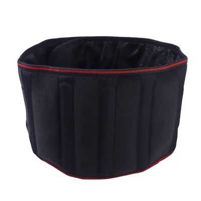 Fisioterapia por infravermelho Compressão quente ajustável Massagem lombar cinturão de apoio para alívio da dor e suporte em Blac