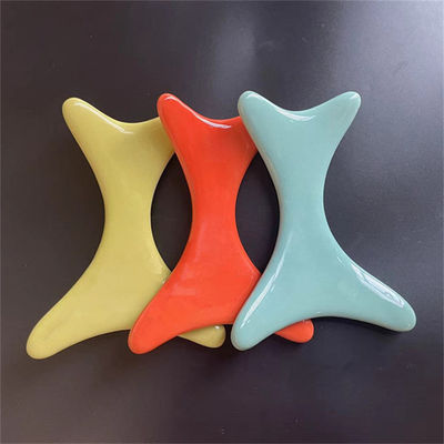 Tabela de raspagem de Gua Sha de corpo cerâmico para drenagem linfática e logotipo personalizado disponível