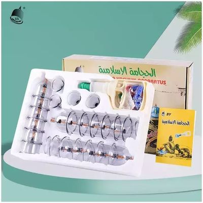 Kit de Vacuum e Cupping Therapy Kit Manual Ventouse descartável Hijama Cupping Set 24 peças 39*27*8cm 80*42*56.5cm 20 caixas/caixa