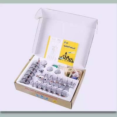 Kit de Vacuum e Cupping Therapy Kit Manual Ventouse descartável Hijama Cupping Set 24 peças 39*27*8cm 80*42*56.5cm 20 caixas/caixa