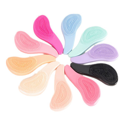 2 tamanhos Puro Pintura de Massagem da Cabeça Pincel Anti-estático Pincel de Cuidados do Cabelo Detangle Pincel de Chuveiro Pincel de Massagem da Cabeça